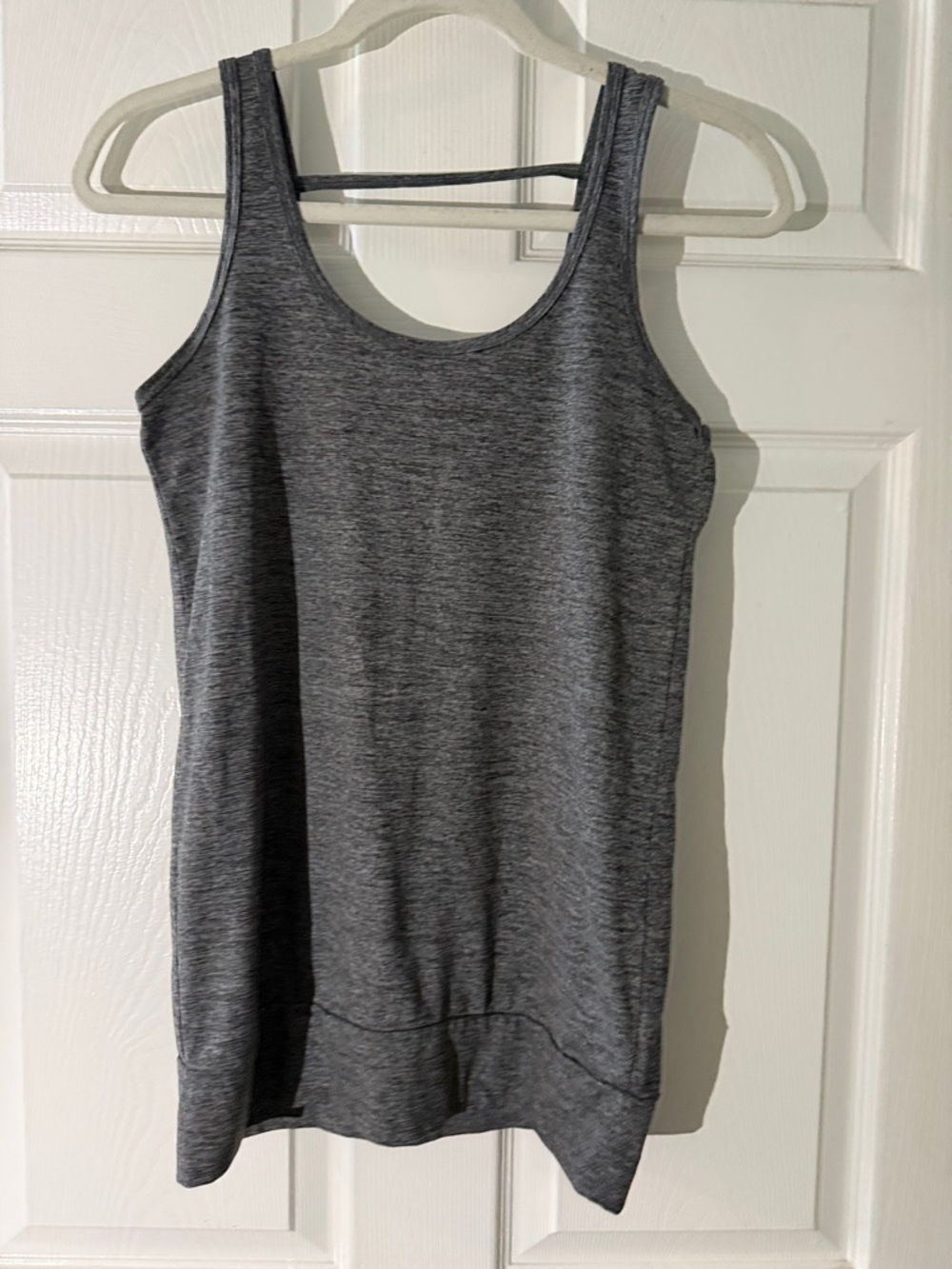 Champion Gray Heather Racerback Tank Top